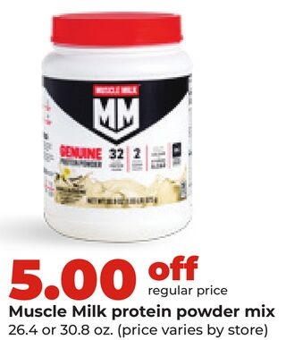 Muscle Milk protein powder mix