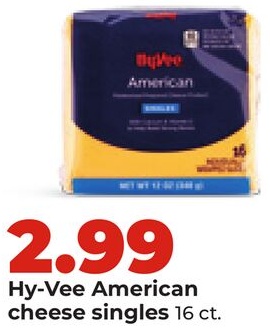 Hy-Vee American cheese singles