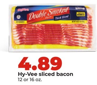 Hy-Vee sliced bacon