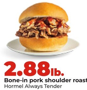 Bone-in pork shoulder roast