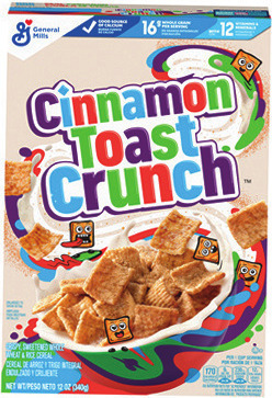 General Mills Cereal 8.9-10.8 oz., Nature Valley Bars 4-6 ct., Betty Crocker Fruit Snacks 6-10 ct.