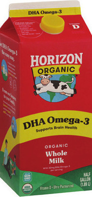 Horizon Organic Lactose Free or DHA Milk