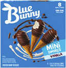 Blue Bunny Mini Swirl Cones 8 ct. or Blue Bunny Soft Ice Cream 46 oz.