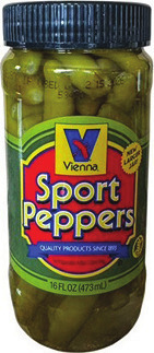 Vienna Giardinera or Sport Peppers