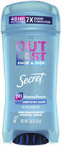 Secret Outlast or Spray Deodorant