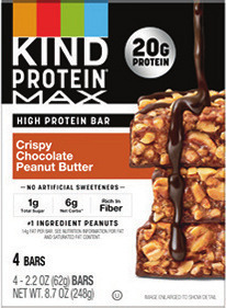 Kind Protein, Protein Max, Zero Sugar or Mini Bars
