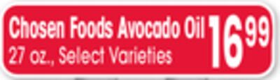 Chosen Foods Avocado Oil