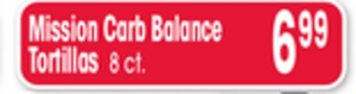 Mission Carb Balance Tortillas