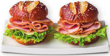 Store Made Pretzel Duo Sandwiches