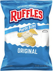 Frito Lay Party Size Ruffles, Cheetos or Rold Gold Pretzels