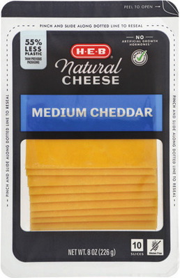 H-E-B Natural Cheese Slices