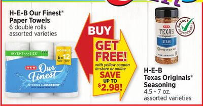 H-E-B Our Finest® Paper Towels