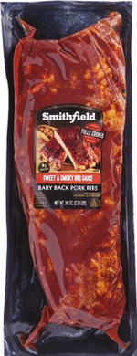 SMITHFIELD SWEET & SMOKY BBQ BABY BACK RIBS