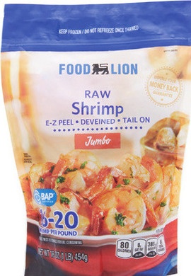 Food Lion Raw Shrimp