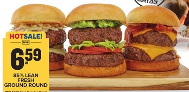 85% Lean Fresh Ground Round