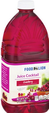 Food Lion Cranberry Juice