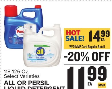 ALL OR PERSIL LIQUID DETERGENT