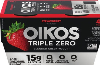 Oikos Triple Zero or Light & Fit Yogurt