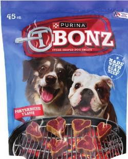 PURINA BEGGIN' STRIPS OR T-BONZ DOG TREATS
