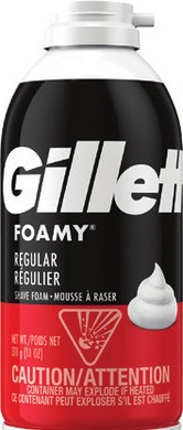 GILLETTE FOAMY SHAVE CREAM