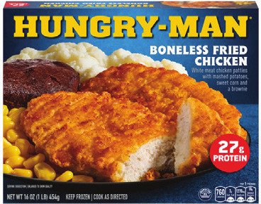 Hungry-Man Salisbury Steak or Boneless Fried Chicken