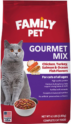 Family Pet Gourmet Mix Dry Cat Food