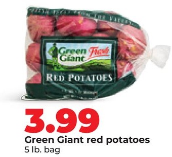 Green Giant red potatoes