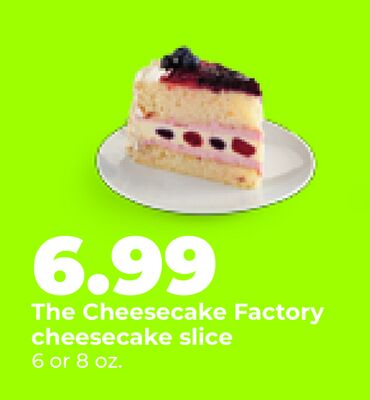 The Cheesecake Factory cheesecake slice