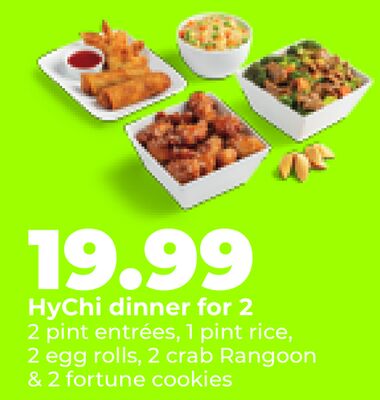 HyChi dinner for 2