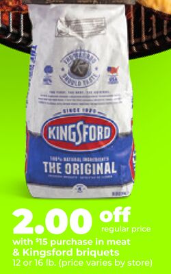 meat & Kingsford Briquets