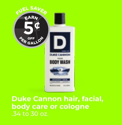 Duke Cannon hair, facial, body care or cologne