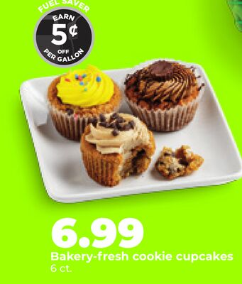 Bakery-fresh cookie cupcakes