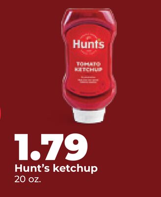 Hunt's ketchup
