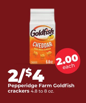 Pepperidge Farm Goldfish crackers