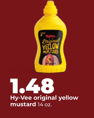 Hy-Vee original yellow mustard