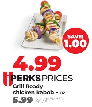 Grill Ready chicken kabob