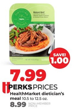 HealthMarket dietician's meal