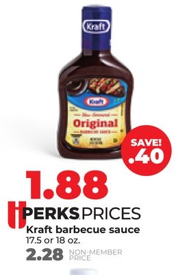 Kraft barbeque sauce