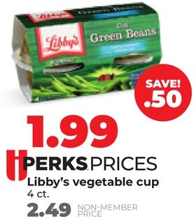 Libby's vegetable cup