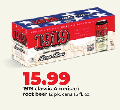 1919 classic American root beer