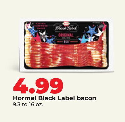 Hormel Black Label bacon