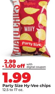 Party Size Hy-Vee chips