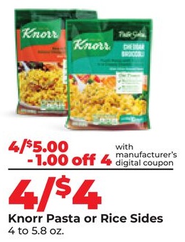 Knorr Pasta or Rice Sides