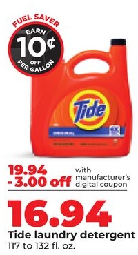 Tide laundry detergent
