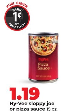 Hy-Vee sloppy joe or pizza sauce
