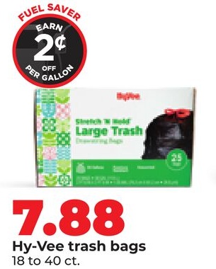Hy-Vee trash bags
