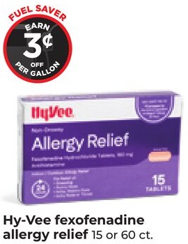 Hy-Vee fexofenadine allergy relief
