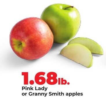 Pink Lady or Granny Smith apples