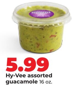 Hy-Vee assorted guacamole