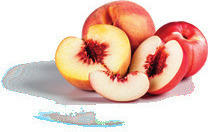 California white flesh nectarines or peaches